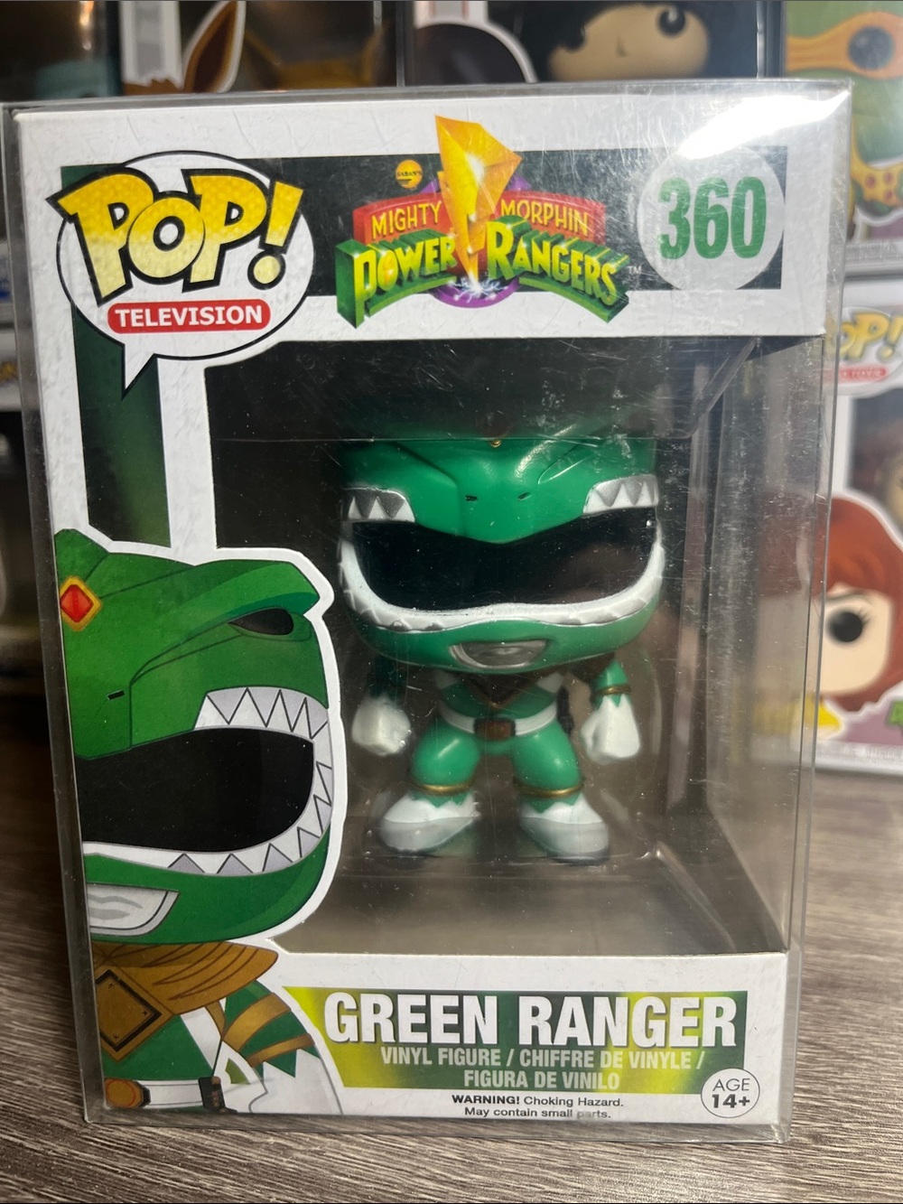 Funko Pop! Green Ranger Vinyl Figure - Green, White, Black